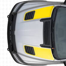 Dual Racing Hood Vent Stripes Vinyl Decals Set for Dodge Ram Sport 2019+_5