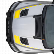 Hockey Stick Style Hood Vinyl Decal Set for Dodge Ram Sport 2019+_5