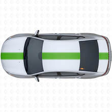 Racing Style Wide Outline Stripe Upper Side Vinyl Decal Kit for Dodge Dart 2013+_3