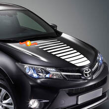 2013 & Up Toyota Rav4 Adventure Series Hood Blackout Sticker Decal
 3