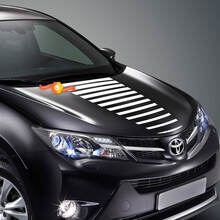 2013 & Up Toyota Rav4 Adventure Series Hood Blackout Sticker Decal
 4