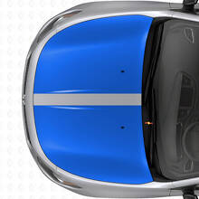 Dual Blackout Hood Stripes Vinyl Decal Set for Dodge Dart 2013+_2