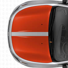 Dual Blackout Hood Stripes Vinyl Decal Set for Dodge Dart 2013+_4