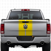 Dual Rally Hood & Tailgate Stripes Vinyl Decal Kit for Dodge Ram 2009-18_10