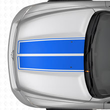Dual Rally Hood & Tailgate Stripes Vinyl Decal Kit for Dodge Ram 2009-18_3