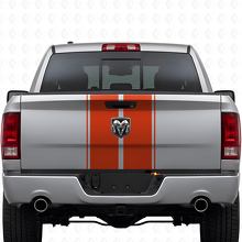 Dual Rally Hood & Tailgate Stripes Vinyl Decal Kit for Dodge Ram 2009-18_8