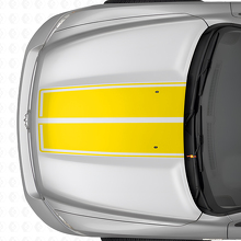Dual Rally Hood & Tailgate Stripes Vinyl Decal Kit for Dodge Ram 2009-18_9