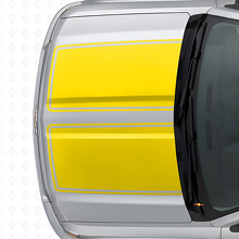 Dual Outline Stripes Hood & Tailgate Vinyl Decal Kit for Chevrolet Silverado 2014-15_9