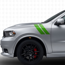 Dual Stripes Front Fender Vinyl Decal Kit for Dodge Durango 2011+_3