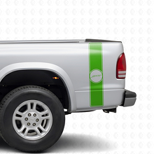 Sport Retro Style Rear Side Stripes Vinyl Decal Kit for Dodge Dakota 1997+_3