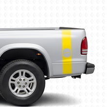 Sport Retro Style Rear Side Stripes Vinyl Decal Kit for Dodge Dakota 1997+_5