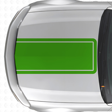 Blackout Outline Hood Stripe Vinyl Decal for Musclecar Musclecarmodel Mach 1 2005-09_3
