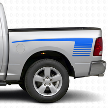Hockey Stick Strobe Style Rear Side Vinyl Decal Kit for Dodge Ram 2009-18_2