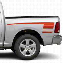 Hockey Stick Strobe Style Rear Side Vinyl Decal Kit for Dodge Ram 2009-18_4