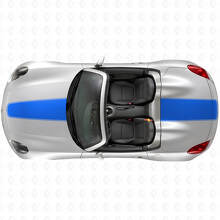 Racing Hood and Trunk Stripes Vinyl Decal Set for Pontiac Solstice 2007+_2