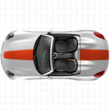 Racing Hood and Trunk Stripes Vinyl Decal Set for Pontiac Solstice 2007+_4