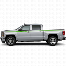 Accent Side Stripes Vinyl Decals Kit for Chevrolet Silverado 2014+_3