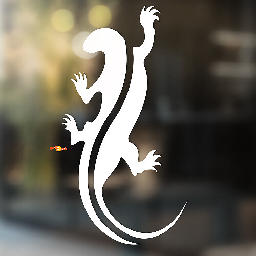 Gecko Tribal Style Universal Vinyl Decal Sticker