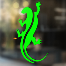 Gecko Tribal Style Universal Vinyl Decal Sticker_2
