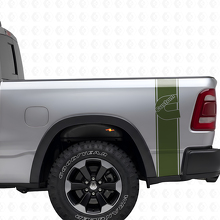 Custom C-Style Rear Side Stripes Vinyl Decal Kit for Dodge Trucks_3