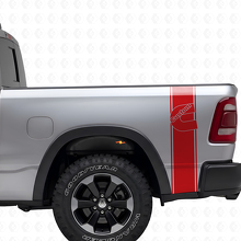 Custom C-Style Rear Side Stripes Vinyl Decal Kit for Dodge Trucks_4