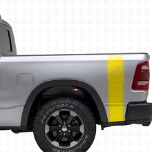 Custom C-Style Rear Side Stripes Vinyl Decal Kit for Dodge Trucks_6