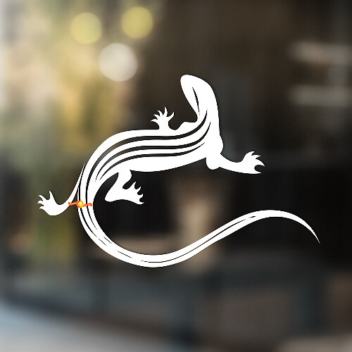 Striped Lizard Universal Vinyl Decal Sticker