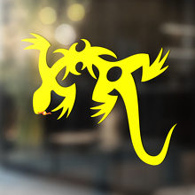 Gecko Art Universal Vinyl Decal Sticker_3
