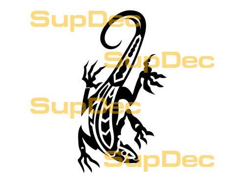 Gecko Lizard Vinyl Art Wall Window Bathroom Sticker Decal #7
