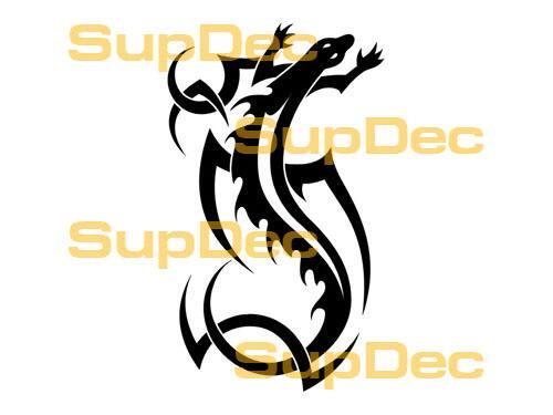 Gecko Lizard Vinyl Art Wall Window Bathroom Sticker Decal #8
