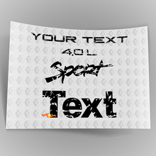 Jeep Wrangler 4.0 TJ fender logos distressed 1997 -2006 3