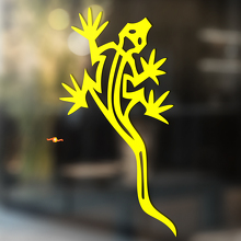 Gecko Lizard Vinyl Art Wall  Window Bathroom Sticker Decal #12_3