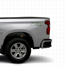 Z71 4x4 Truck Bed Vinyl Decal Set for Chevrolet Silverado GMC Sierra_3