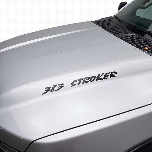 383 Stroker Hood Vinyl Decal Set for Chevy Trucks