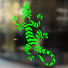 Stripes Gecko Tribal Style Universal Vinyl Decal Sticker_2