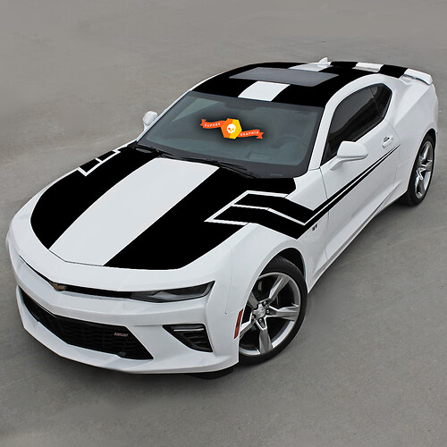 Chevrolet Camaro 2016-2018 Top And Side Stripes Complete Set
