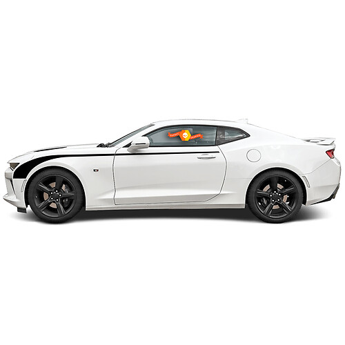 Chevrolet Camaro 2016-2018 Throwback Hockey Side Accent Stripes
