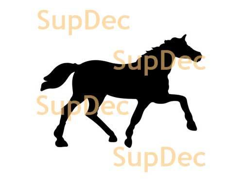 Horse Vinyl Art Wall Window Bathroom Sticker Decal #1
