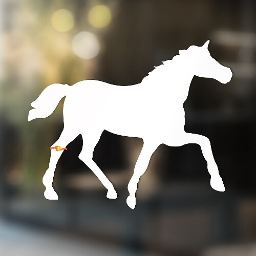 Running Horse Universal Vinyl Decal Sticker_1