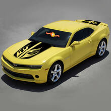 Chevrolet Camaro 2010-2015 Racing Wings Top And Side Stripes
 2