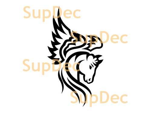 Horse Vinyl Art Wall Window Bathroom Sticker Decal #9
