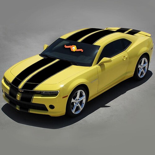 CHEVROLET CAMARO 2010-2013 TAPERED RALLY RACING Vinyl STRIPES
