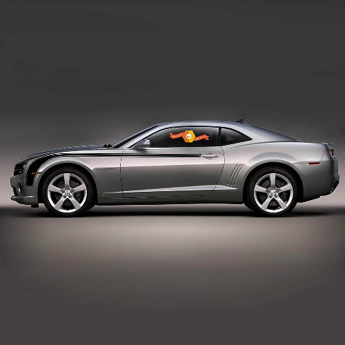 Curved Side Stripe Vinyl Decal Kit for Chevrolet Camaro 2010-2013