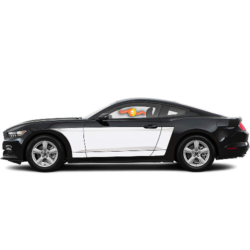 Ford Mustang 2015-2017 Side Blackout Accent Vinyl Stripes