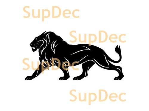 Lion Vinyl Art Wall Window Bathroom Sticker Decal removable #1
