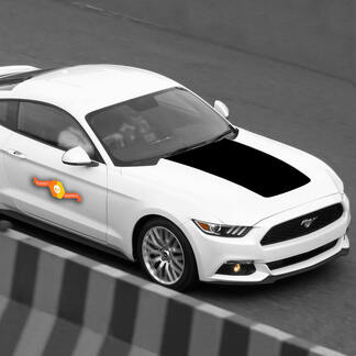 FORD MUSTANG 2015-2023 HOOD BLACKOUT ACCENT STRIPE DECAL