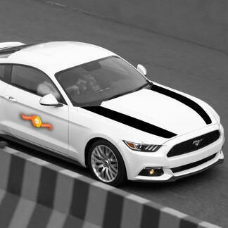 FORD MUSTANG 2015-2023 HOOD SIDE ACCENT DECALS STRIPES