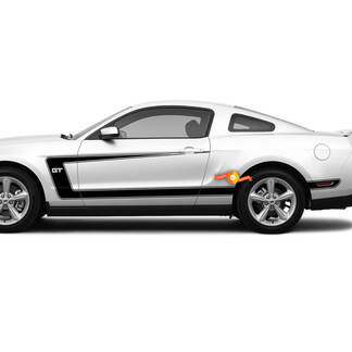 C Stripes Side Doors fit to Ford Mustang GT 5.0 BOSS 302 Vinyl Decals Stickers
