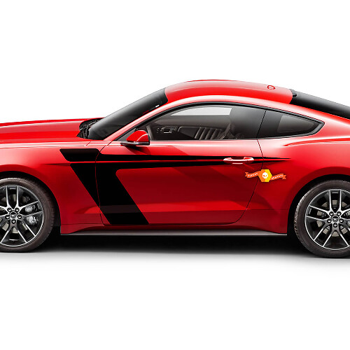 Ford Mustang 2005-2024 Side Doors Accent Decals Stickers
