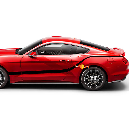 2x Stripe for Ford Mustang SIDE Accent decals stickers
